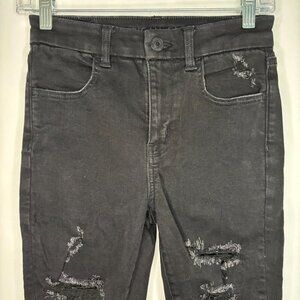 AMERICAN EAGLE Ne(x)t Level Stretch 2 Curvy High Rise Jegging Black